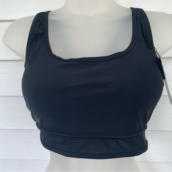 BMJL Chic Black bikini top with adjustable straps size Largw NWT - Picture 2 of 4